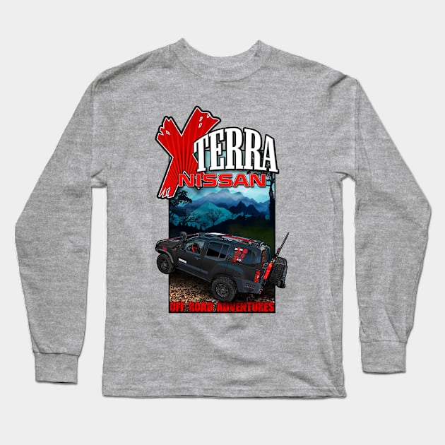 2010 Nissan Xterra S Long Sleeve T-Shirt by Amra591